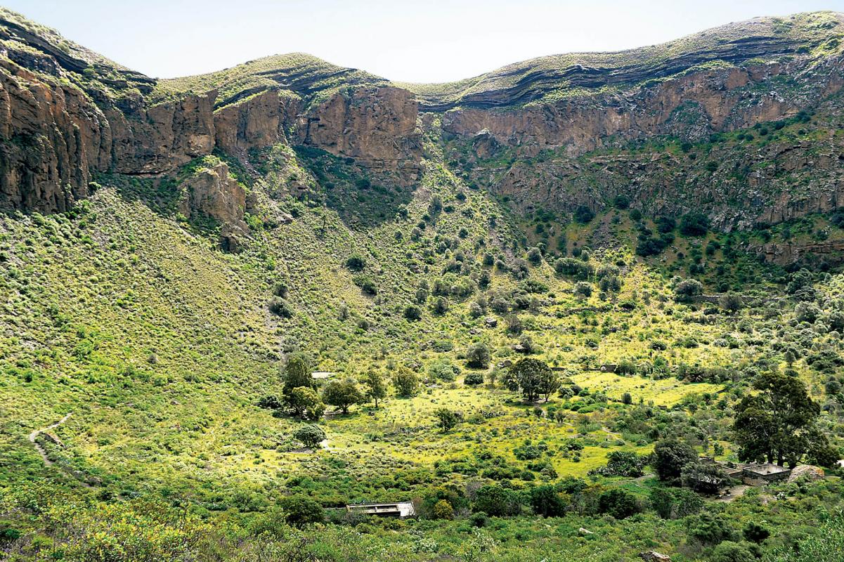 Monumento Natural de Bandama, en Gran Canaria