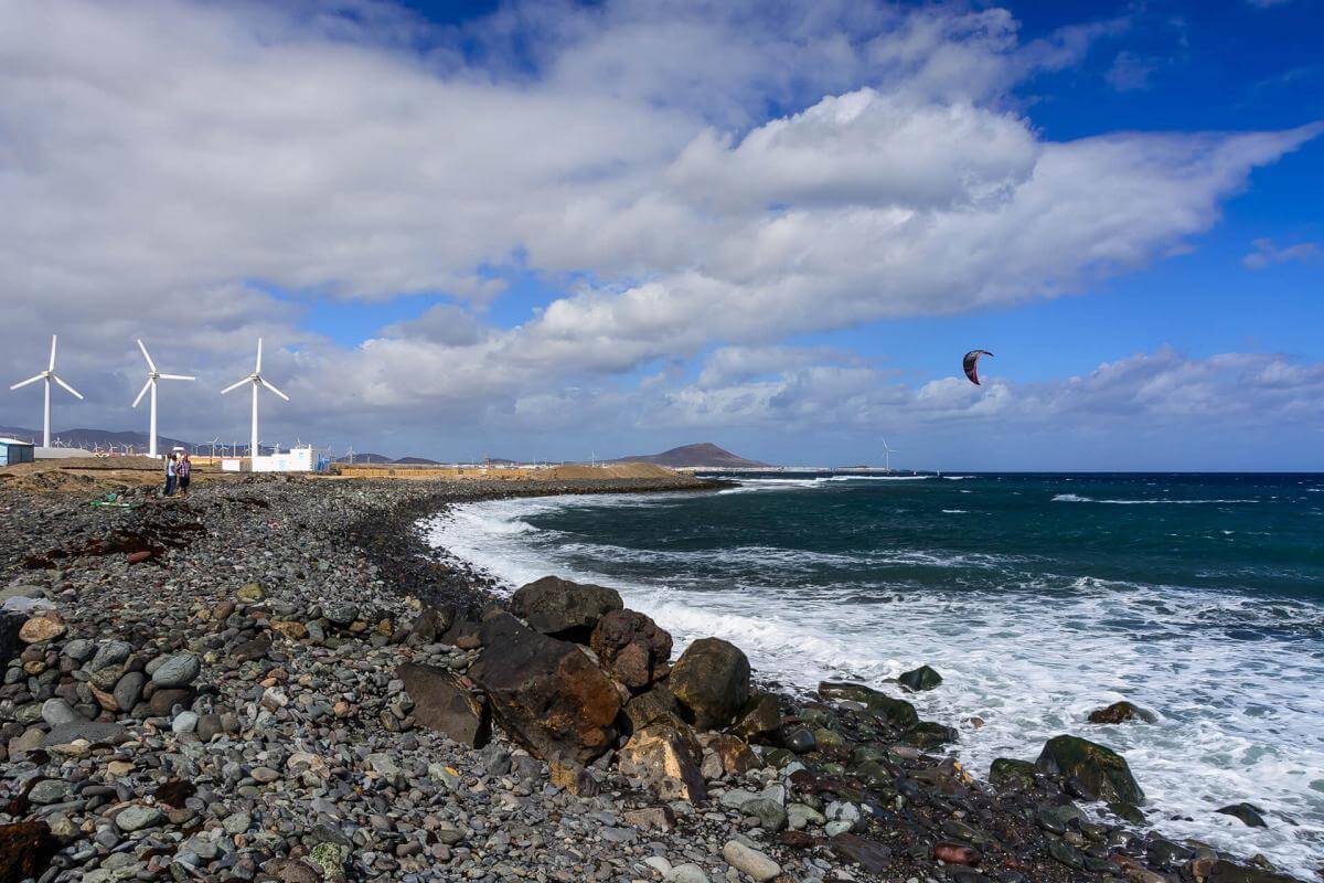 Kitesurf en Salinas de Pozo Spots de kitesurf de Gran Canaria