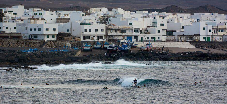 Surfear la izquierda de La Santa Spots de surf en Lanzarote