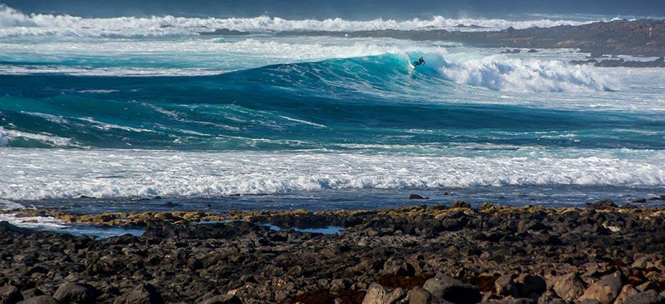 Surfear la izquierda de La Santa Spots de surf en Lanzarote