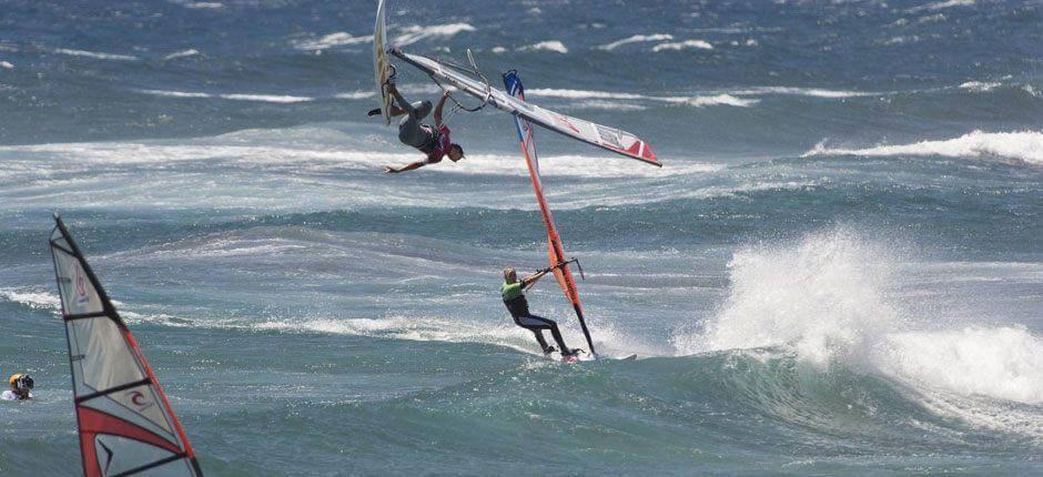 Windsurf à la plage de El Cabezo Spots de windsurf de Tenerife