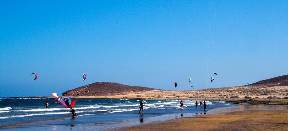 Kitesurf à la plage de El Médano Spots de kitesurf de Tenerife