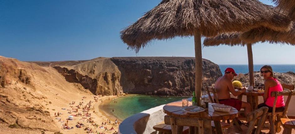 plage de Papagayo plages populaires de Lanzarote