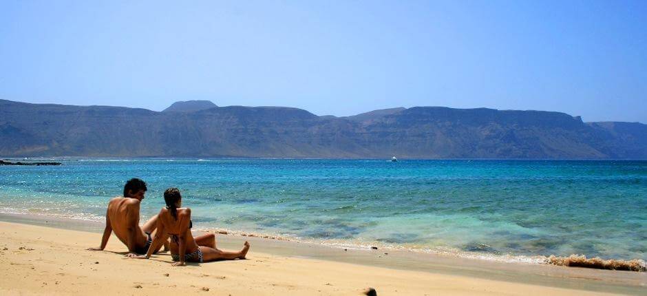 plage La Francesa plages populaires de Lanzarote
