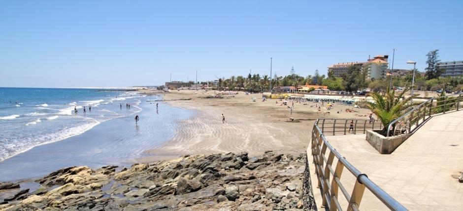 plage de San Agustín plages populaires de Gran Canaria