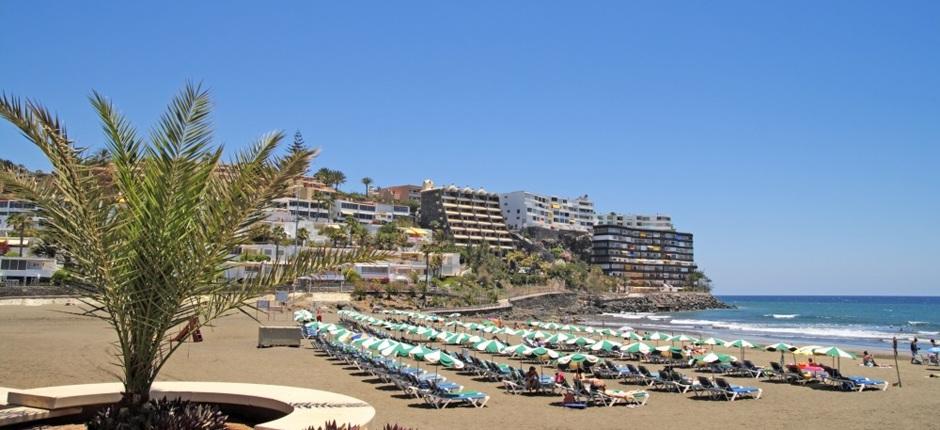plage de San Agustín plages populaires de Gran Canaria