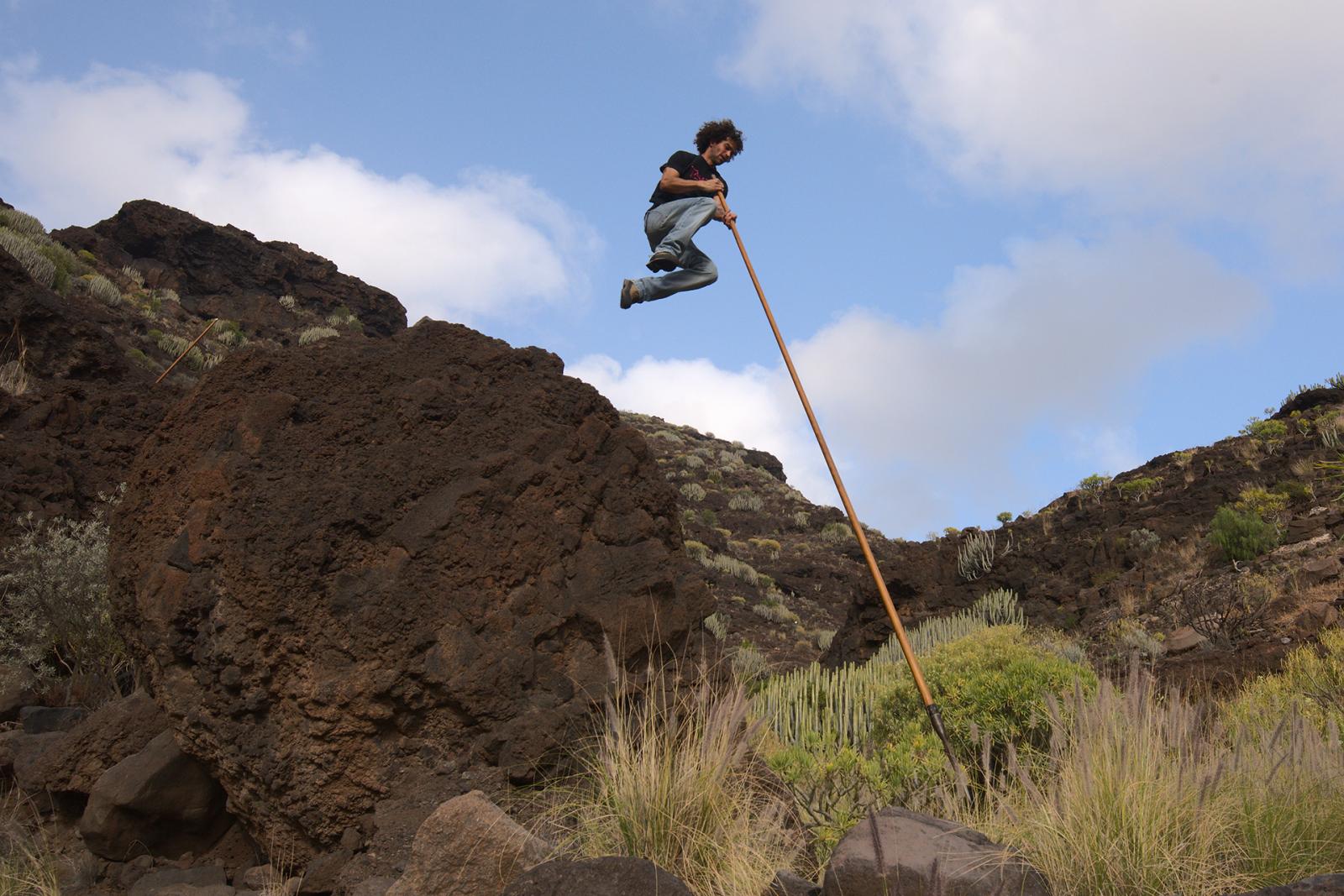 Salto del pastor, La Gomera