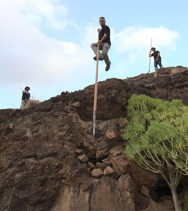 Saut du berger. Gran Canaria.