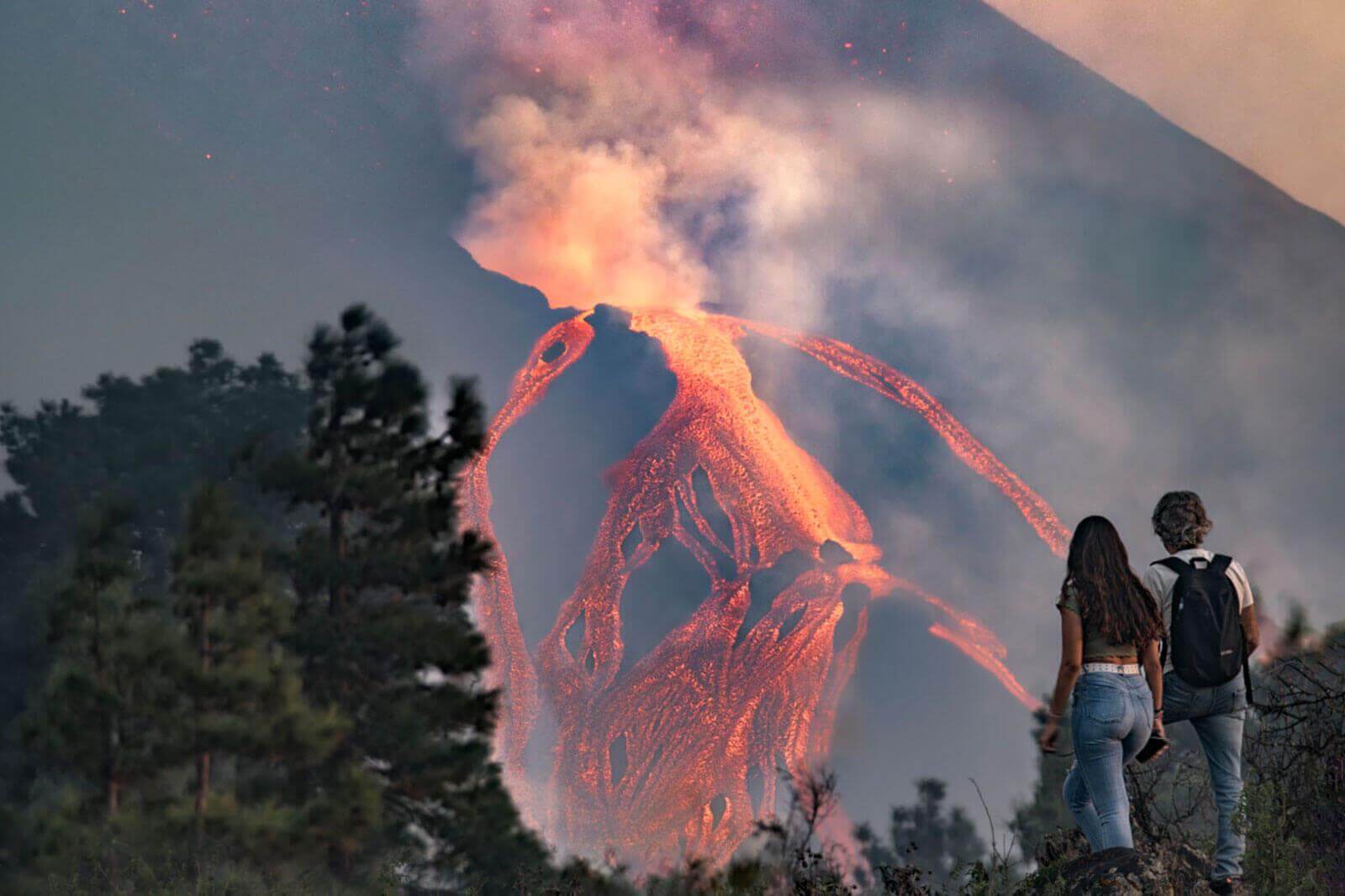 Volcán Cumbre Vieja. La Palma.