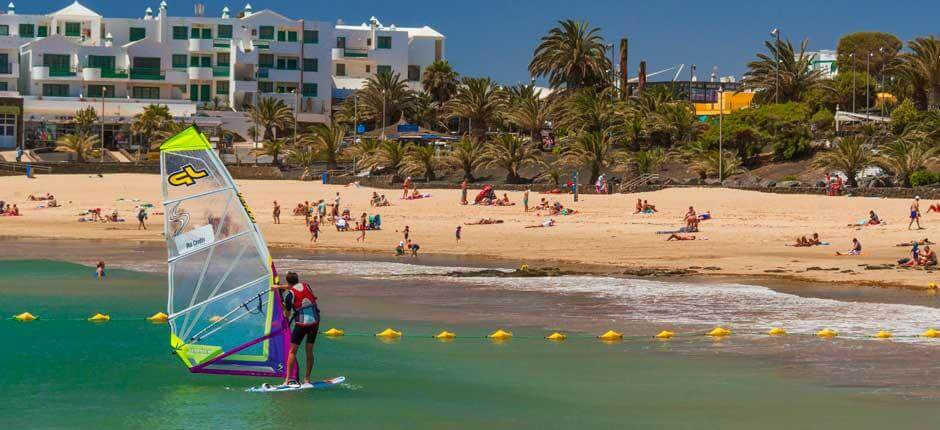 Windsurf à Las Cucharas Spots de windsurf de Lanzarote