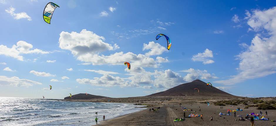 Kitesurf à la plage de El Médano Spots de kitesurf de Tenerife