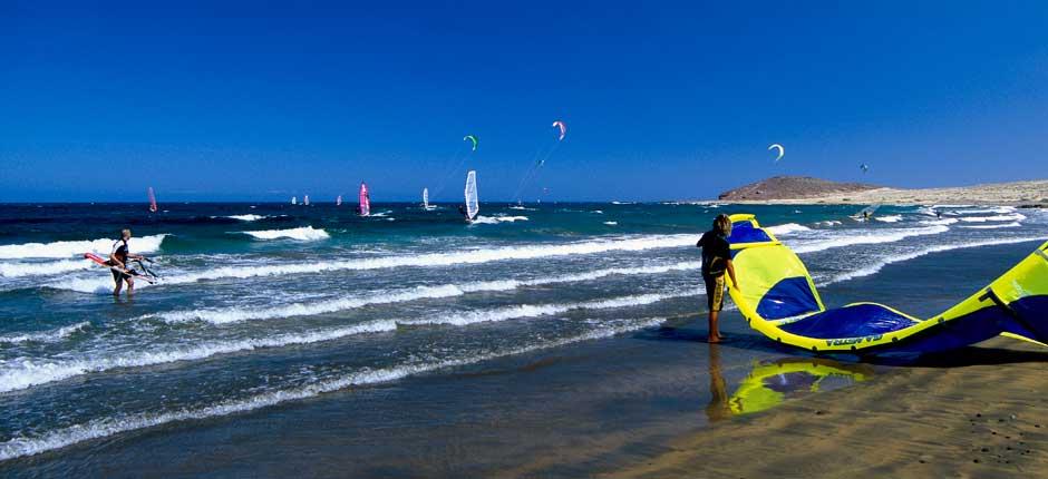 Kitesurf à la plage de El Médano Spots de kitesurf de Tenerife