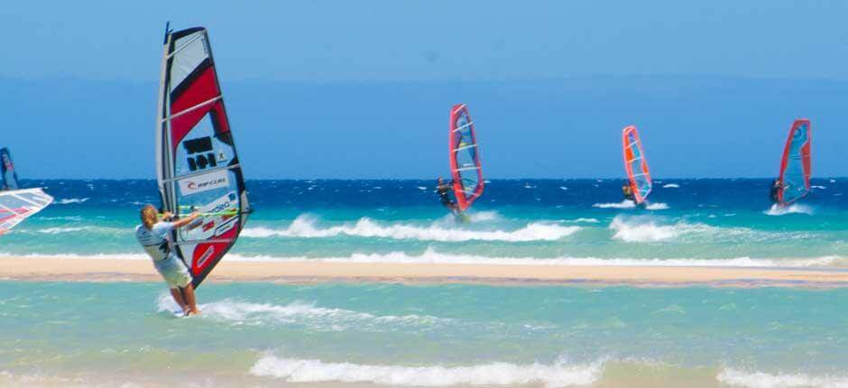 Windsurf à la Plage de Sotavento Spot de windsurf de Fuerteventura
