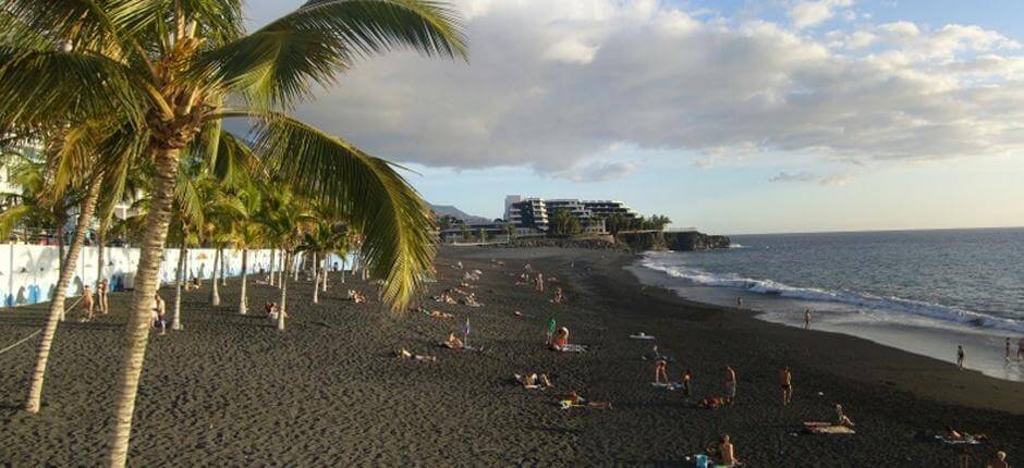 plage de Puerto Naos plages populaires de La Palma