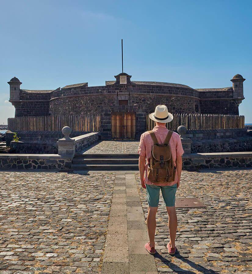 Château de San Juan Bautista -ou le Château Noir- (Santa Cruz de Tenerife), Tenerife.