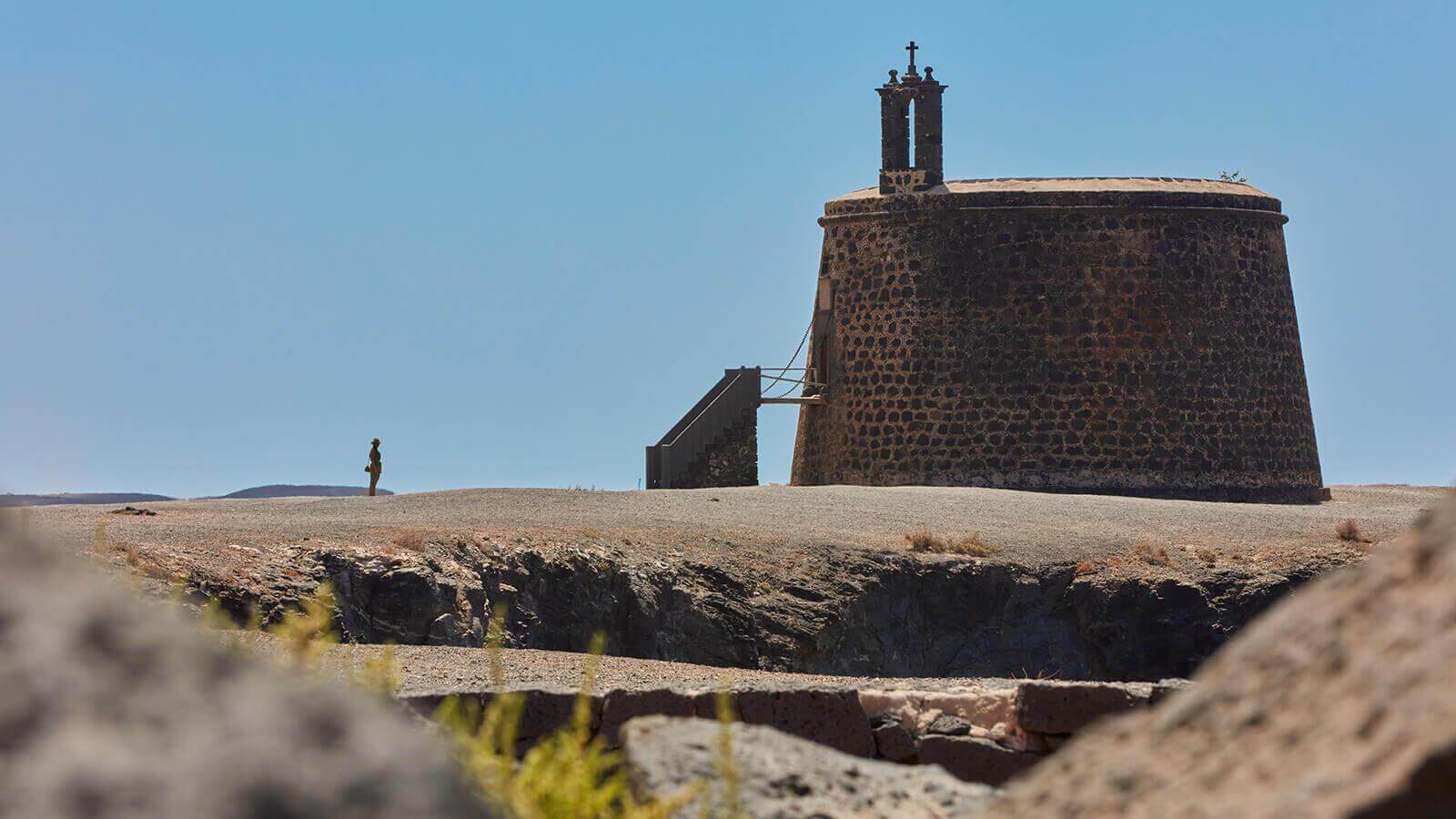 Château de San Marcial de Rubicón et de Guanapay, Lanzarote.