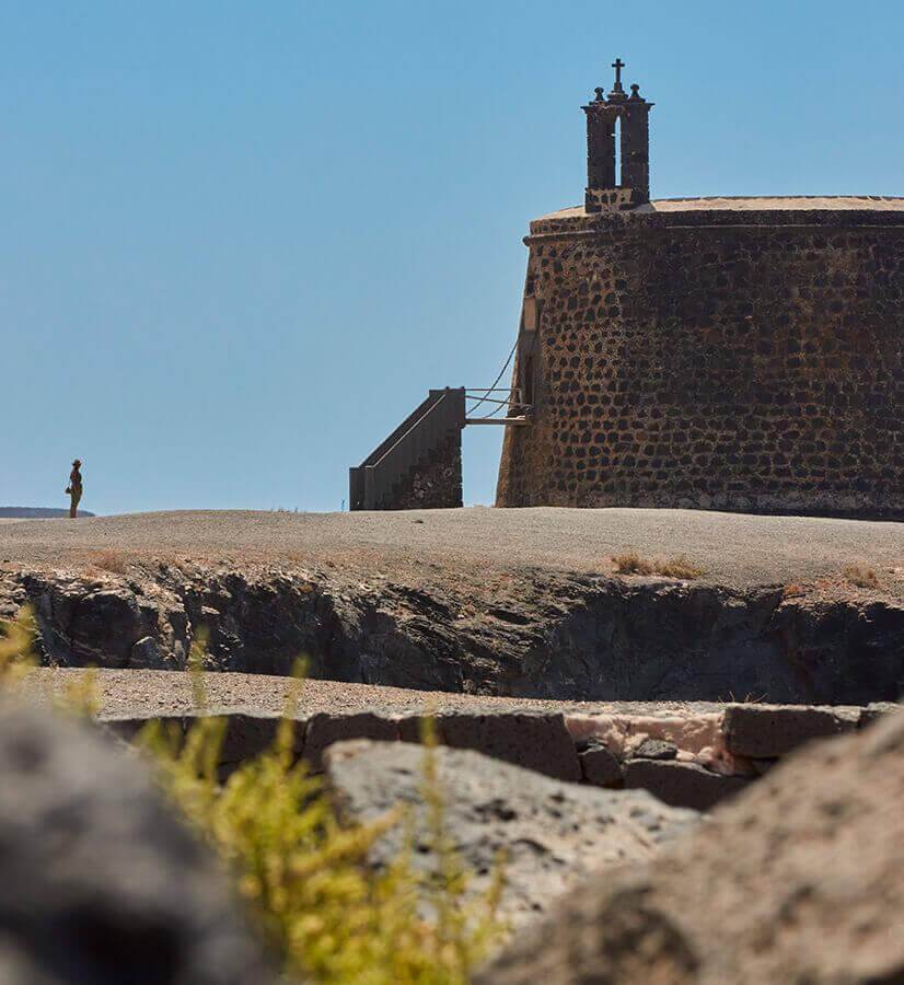 Château de San Marcial de Rubicón et de Guanapay, Lanzarote.