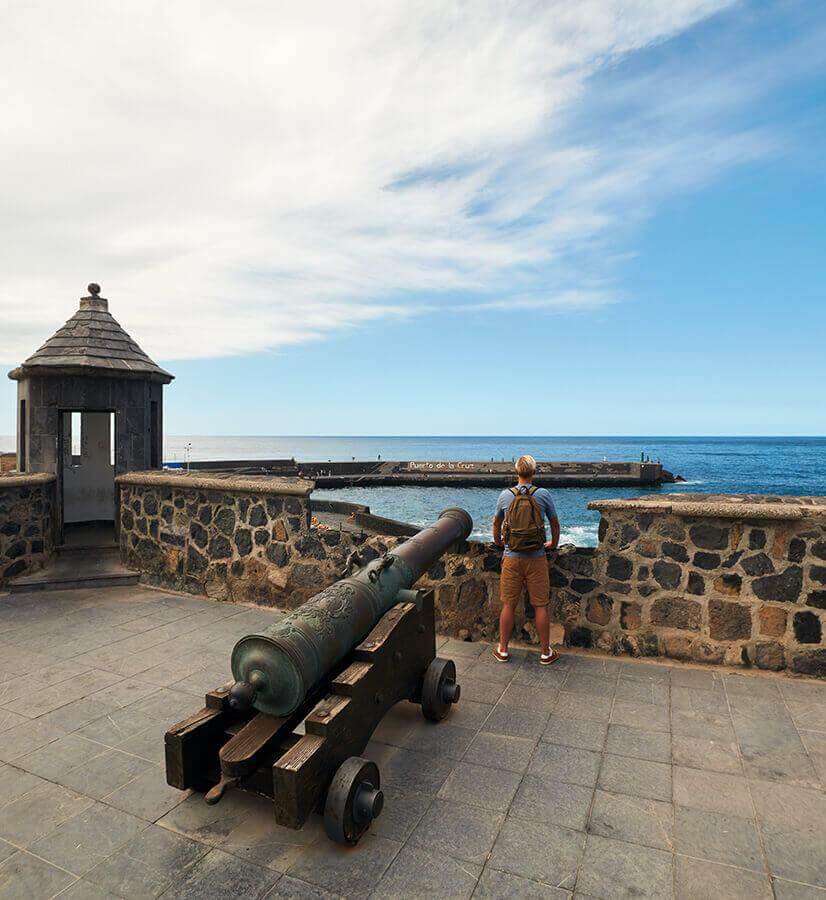 Quai historique de Puerto de la Cruz (ancien port de La Orotava), Tenerife.